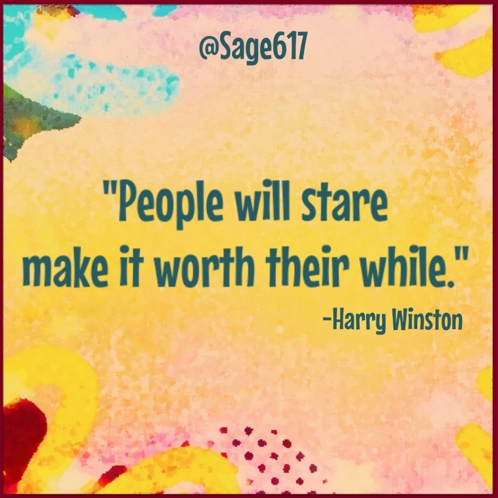 Make people stare ❤